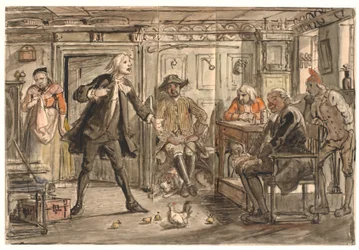 Erasmus Montanus disputa con Per Degn