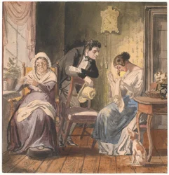 Una visita (Una visita dalla vita quotidiana)