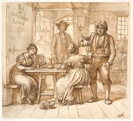 Scena di ostriche