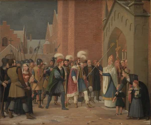 Svend Estridsen e il vescovo Vilhelm