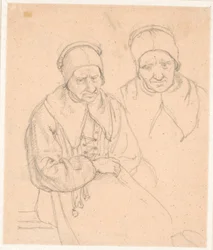 Due studi di una vecchia donna svedese