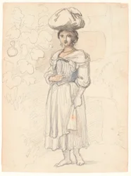 Giovane italiana, in piedi
