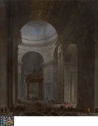 Interno di San Pietro a Roma