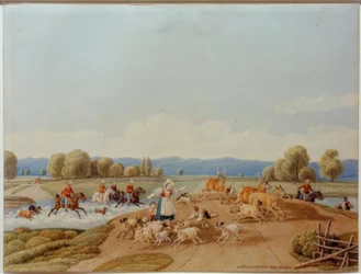 La caccia al cervo