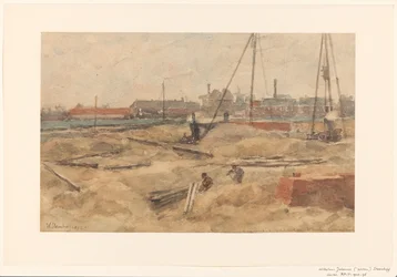 Cantiere presso il Wilhelmina Gasthuis