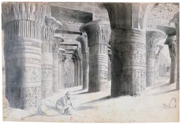 Portico di Esuch, Egitto, 1822