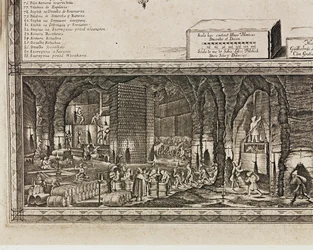 Le miniere di sale di Wieliczka, vicino a Cracovia, producevano circa un terzo delle entrate dei re polacchi... (incisione)