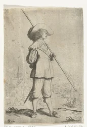 Soldato in piedi