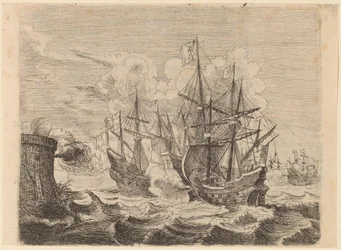 La Vittoria di Heemskerck sulla Flotta Spagnola a Gibilterra
