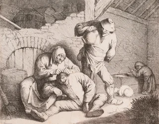 Eliminatore di pidocchi, da Anthonie Victoryns