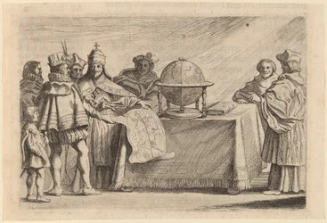 La spartizione del globo tra Spagna e Portogallo, 1634