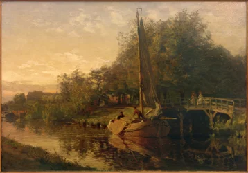 Vicino al ponte bianco