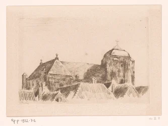 Vista sulla Grande Chiesa, a Veere