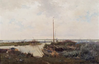 Paesaggio fluviale, 1882