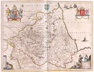 Vescovo di Durham, in "Theatrum Orbis Terrarum, sive Atlas Novus" di Willem Blaeu, Amsterdam