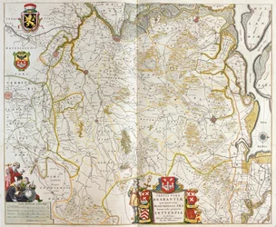 Germania, Belgio e Fiandre, in "Theatrum Orbis Terrarum, sive Atlas Novus" di Willem Blaeu, Amsterdam