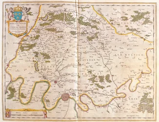 Isola di Francia, in "Theatrum Orbis Terrarum, sive Atlas Novus" di Willem Blaeu, Amsterdam