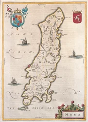Isola di Man, in "Theatrum Orbis Terrarum, sive Atlas Novus" di Willem Blaeu, Amsterdam