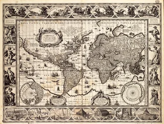 Mappa del mondo di Mercatore