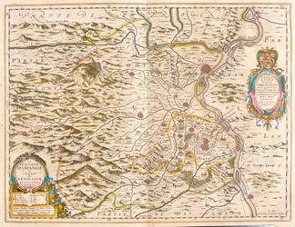 Arancio e Avignone, in "Theatrum Orbis Terrarum, sive Atlas Novus" di Willem Blaeu, Amsterdam