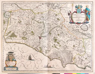 Roma, Italia, in "Theatrum Orbis Terrarum, sive Atlas Novus" di Willem Blaeu, Amsterdam