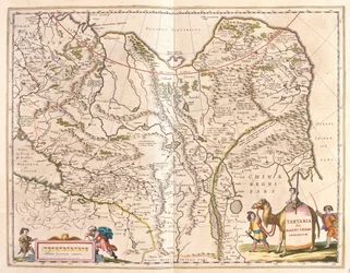Tartaria e parte settentrionale della Cina e Corea, in 