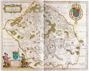 Valois, in "Theatrum Orbis Terrarum, sive Atlas Novus" di Willem Blaeu, Amsterdam