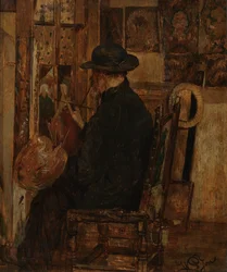 Lo studio di Willem Linnig I, padre del pittore