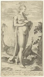 Giunone con pavone; Iuno (titolo sull