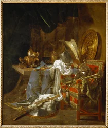vita con armatura (pittura su tela)