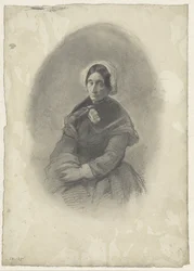 Ritratto di donna in ovale