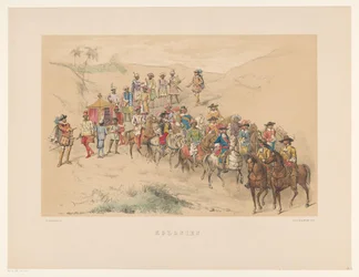 Quarto gruppo della mascherata di Utrecht nel 1856