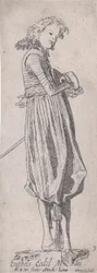 Nobile inglese, da Noblemen of Different Countries, Plate 3, ca. 1615