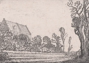 La casa con il frontone a gradini, da Verscheyden Landtschapjes Vari Paesaggi Piccoli..., ca. 1616