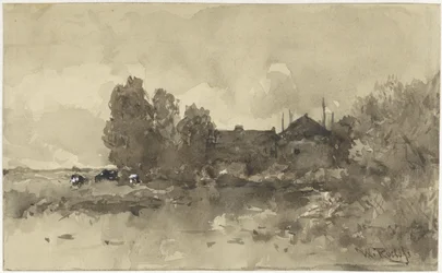 Paesaggio con fattoria