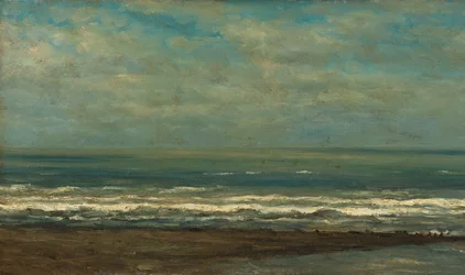 Paesaggio marino vicino a Heijst