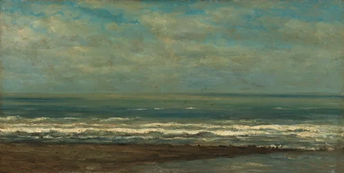 Paesaggio marino presso Heijst, 1868 circa (olio su tela)