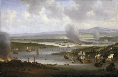 Navi olandesi sul Medway (Inghilterra), giugno 1667