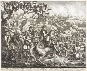 La battaglia di Narva del 19 novembre 1700