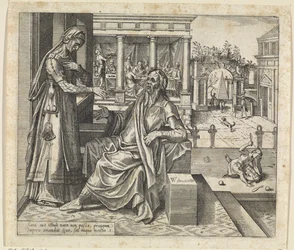 Sara chiede ad Abramo di mandare via Agar e Ismaele