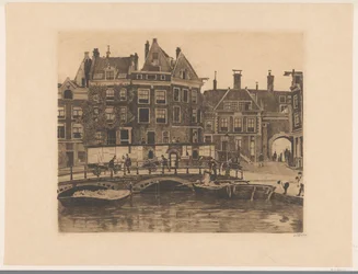 Veduta della Piazza della Borsa ad Amsterdam