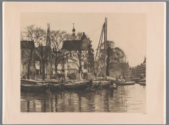 Demolizione di un edificio dove si incontrano Binnenkant e Prins Hendrikkade
