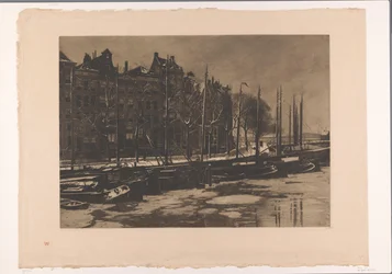 Binnenkant, Amsterdam, con neve