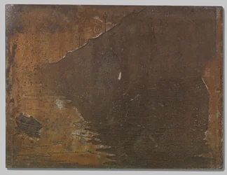 Vista su Waterloo Bridge nella nebbia a Londra