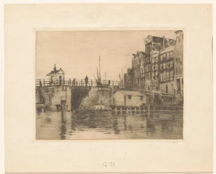 Vista della Kraansluis ad Amsterdam