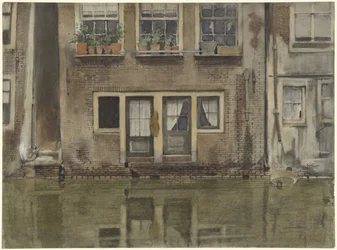 Case su un canale ad Amsterdam