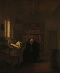 Uno studioso nel suo studio