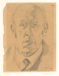 Ritratto di un uomo, di fronte
