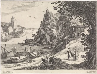 Paesaggio con la cacciata di Agar e Ismaele