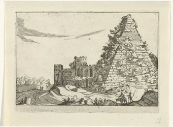 Piramide di Caio Cestio (serie: Rovine romane, serie 2)